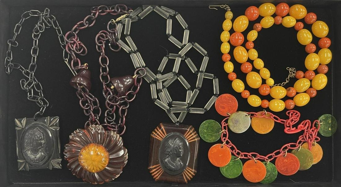 Group of Bakelite and Misc. incl. Necklaces, etc (1 of 4)