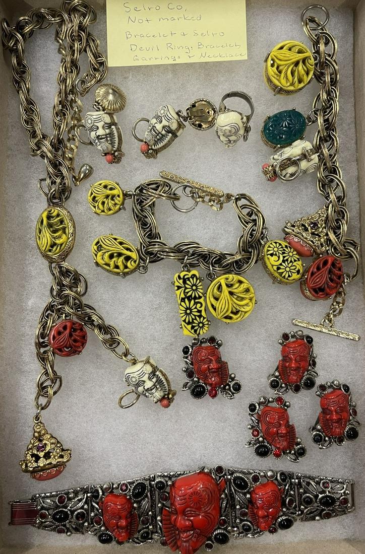 Lot of Selro Co. Bracelets, etc. Not Marked: Lot of Selro Co. Bracelets, etc. Not Marked -