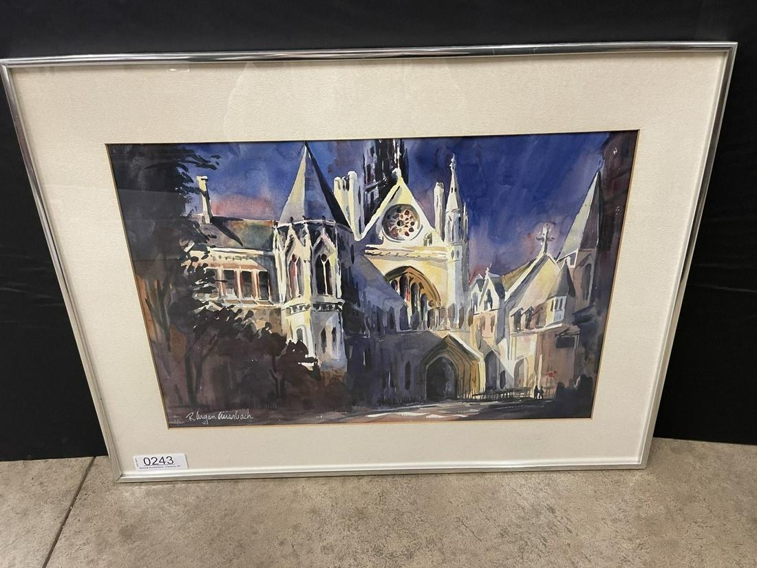 Watercolor by R. Auerbach 1995 (1 of 7)