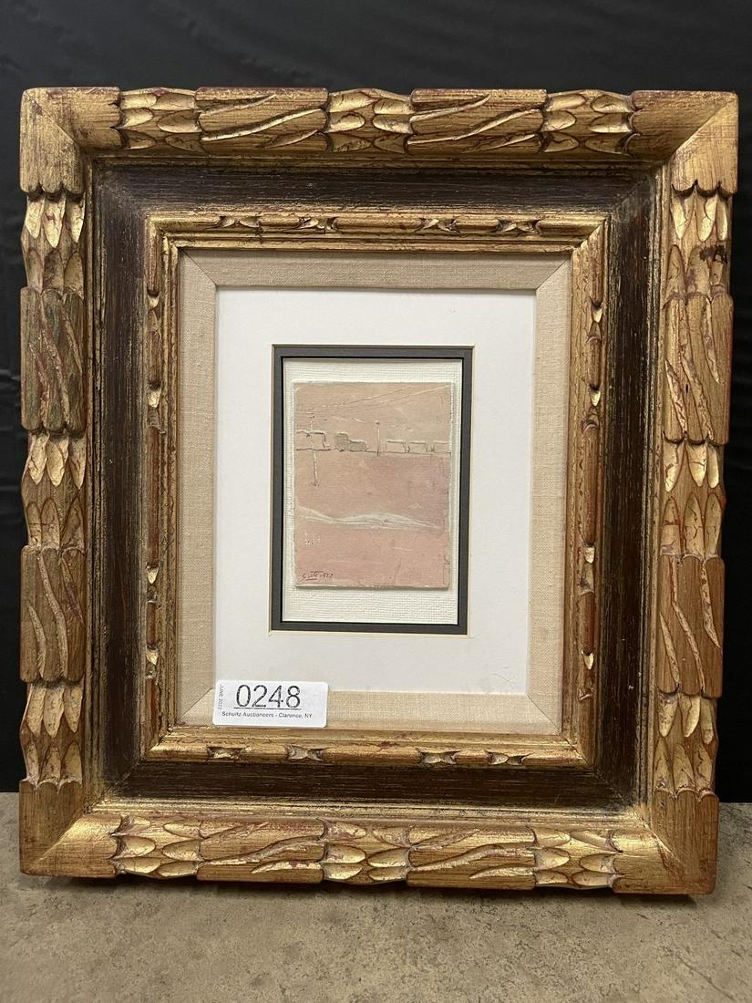 Tony Sisti Painting on Board 1977 (1 of 6)