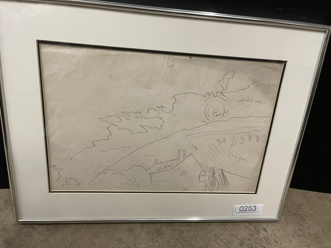 Drawing by Charles Burchfield (1 of 6)