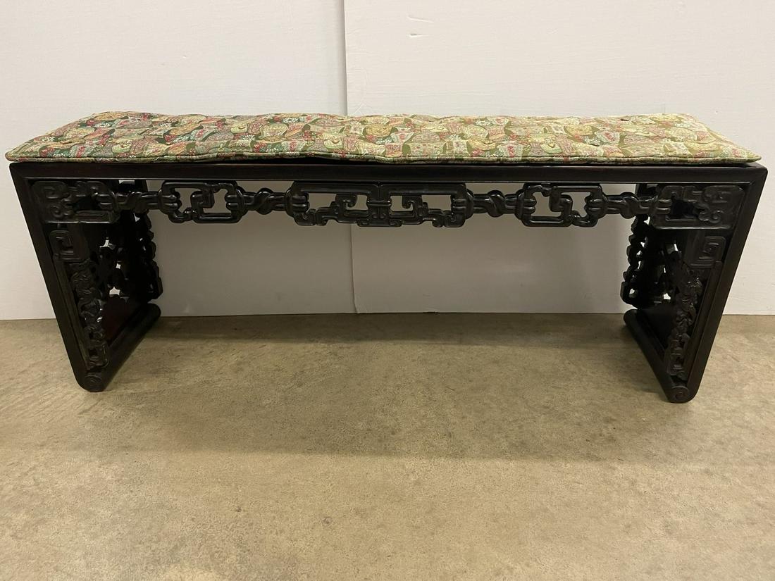 Early 1900s Teakwood Bench (1 of 8)