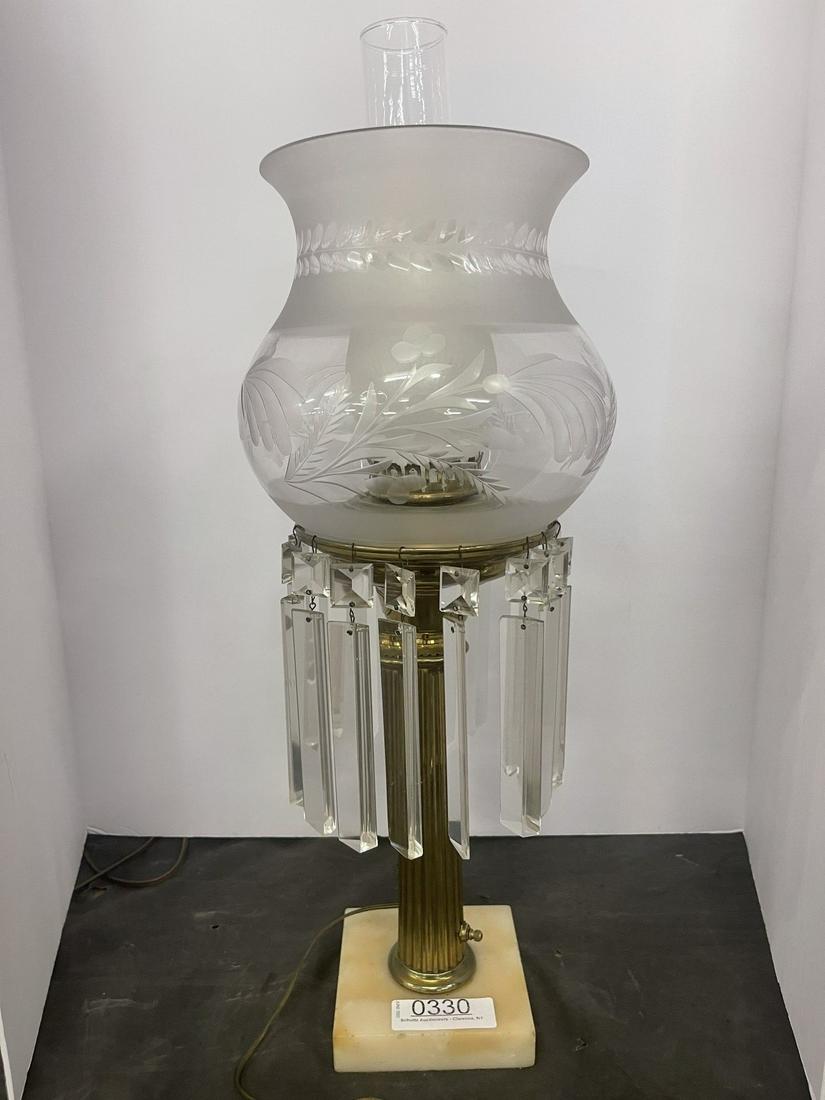 Astro Lamp with cut shade, prisms etc (1 of 6)