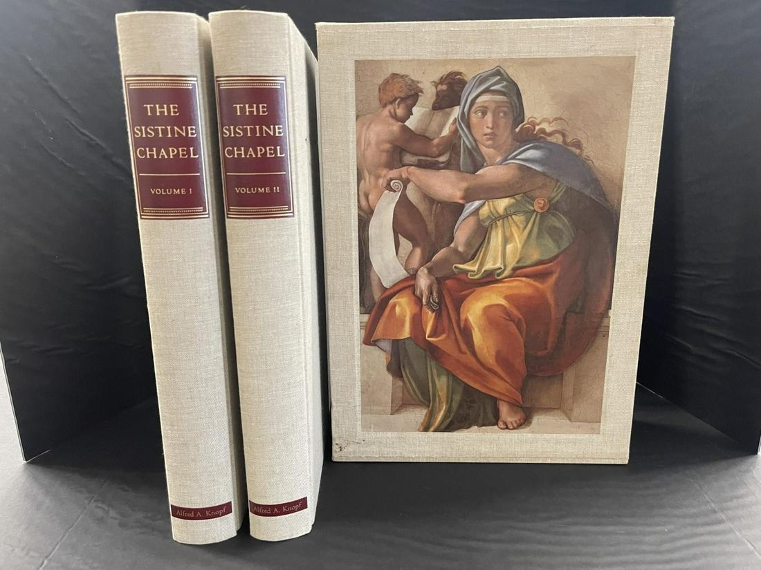 2 Books The Sistine Chapel by Alfred A Knopf: 2 Books The Sistine Chapel by Alfred A Knopf Ed. 1314/2500 -
