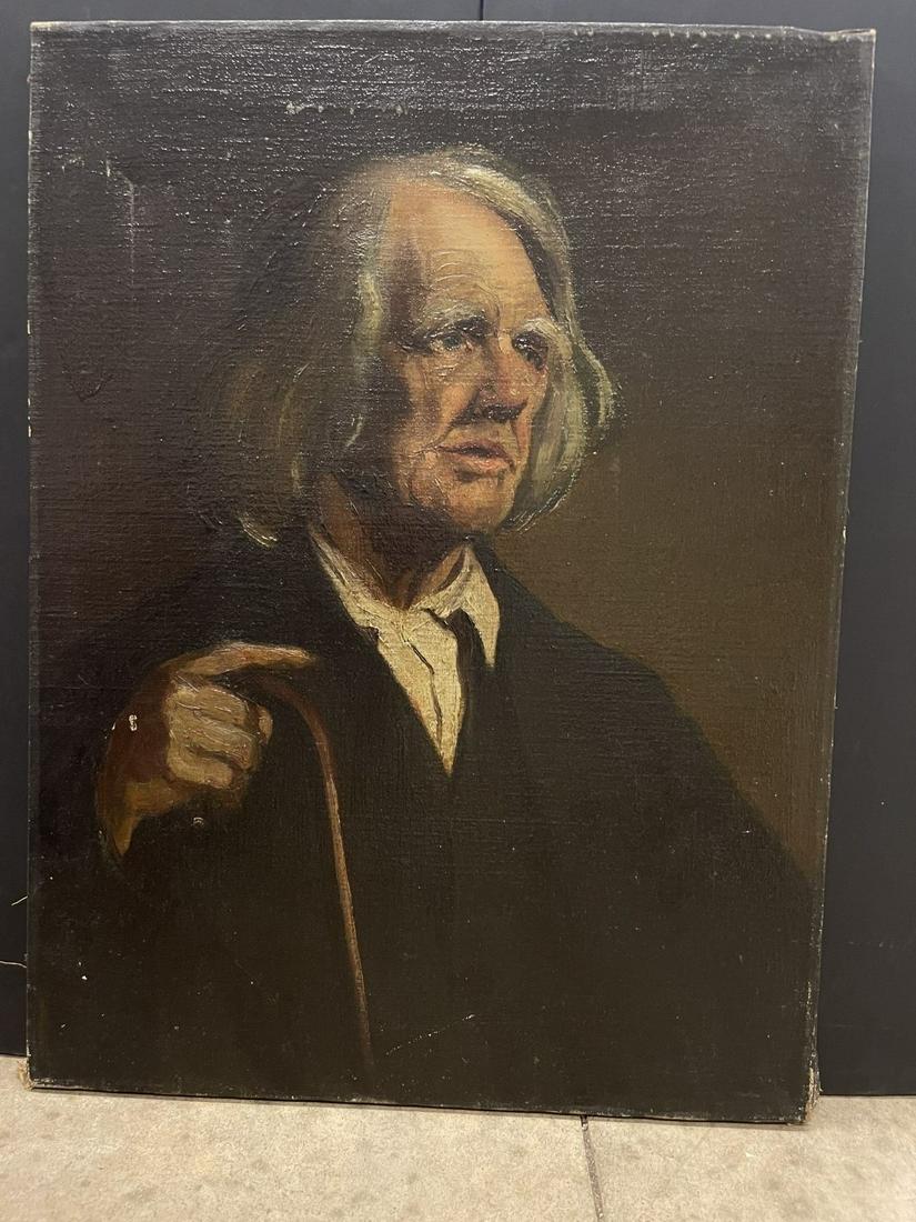 Oil on Canvas Painting of Elbert Hubbard (1 of 5)