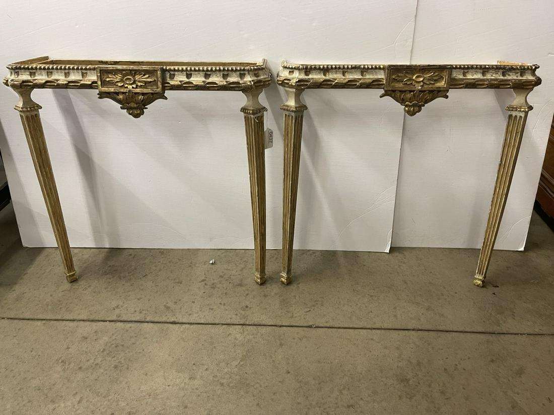 Pair of French Console Tables (1 of 13)