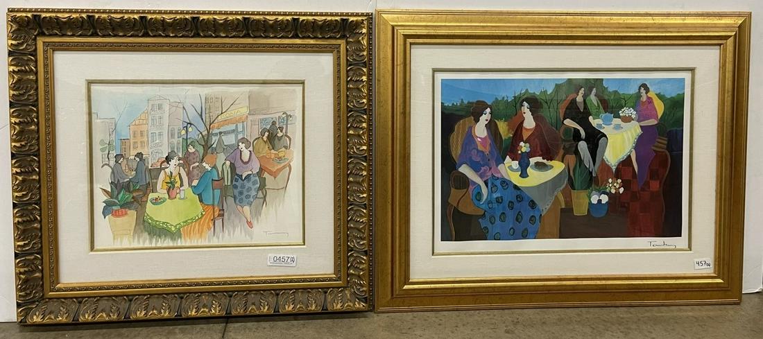 2pcs. Artwork By Itzchak Tarkay (1 of 10)