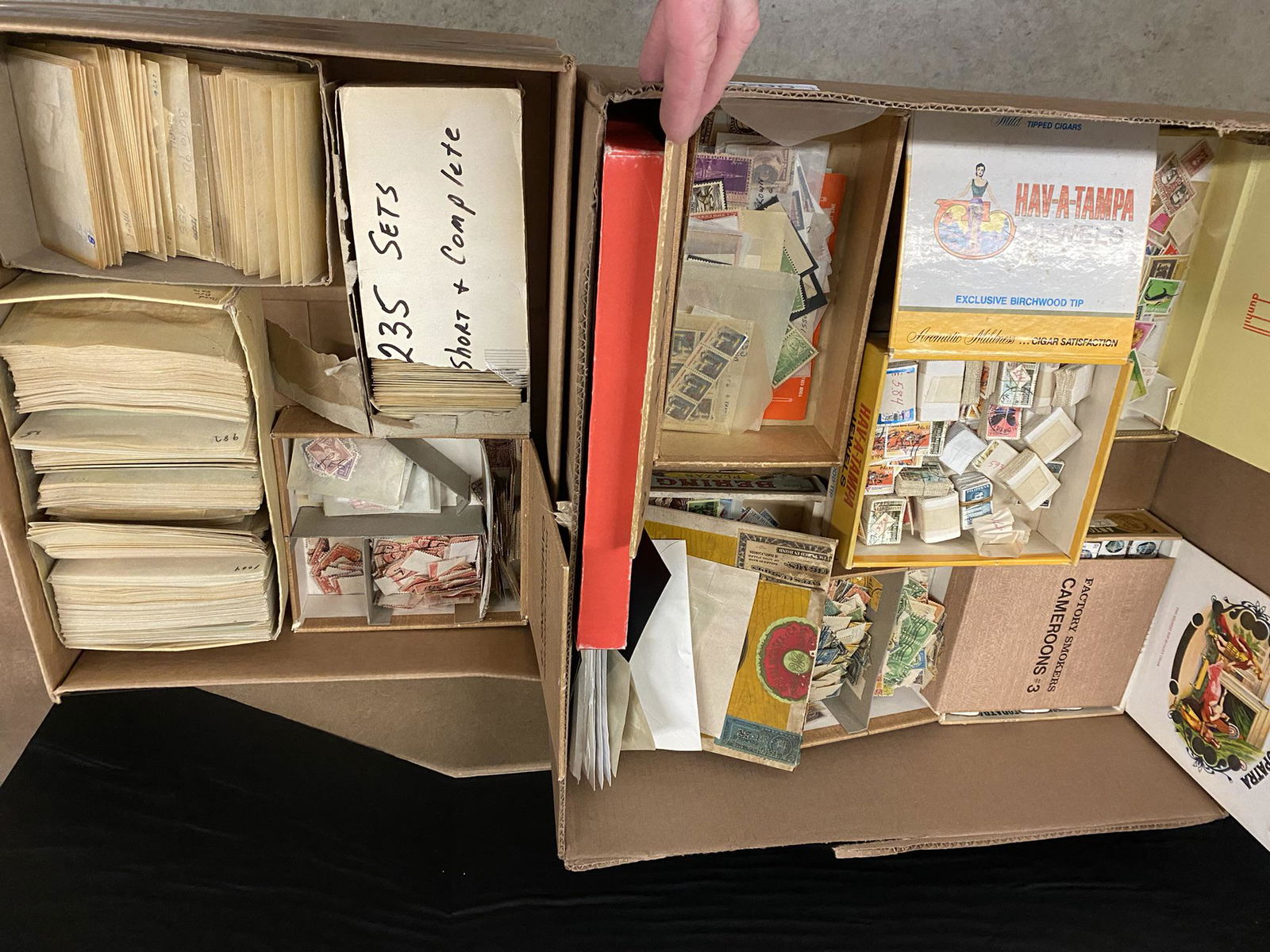 Box Lot Misc American and Foreign Stamps (1 of 19)