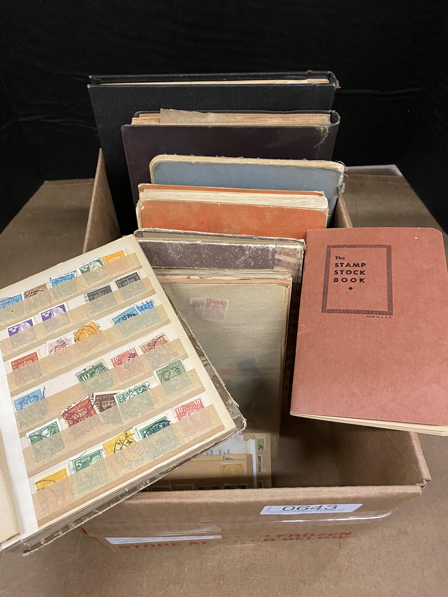 Box Lot of Stamp Books Mixed foreign stamps (1 of 18)