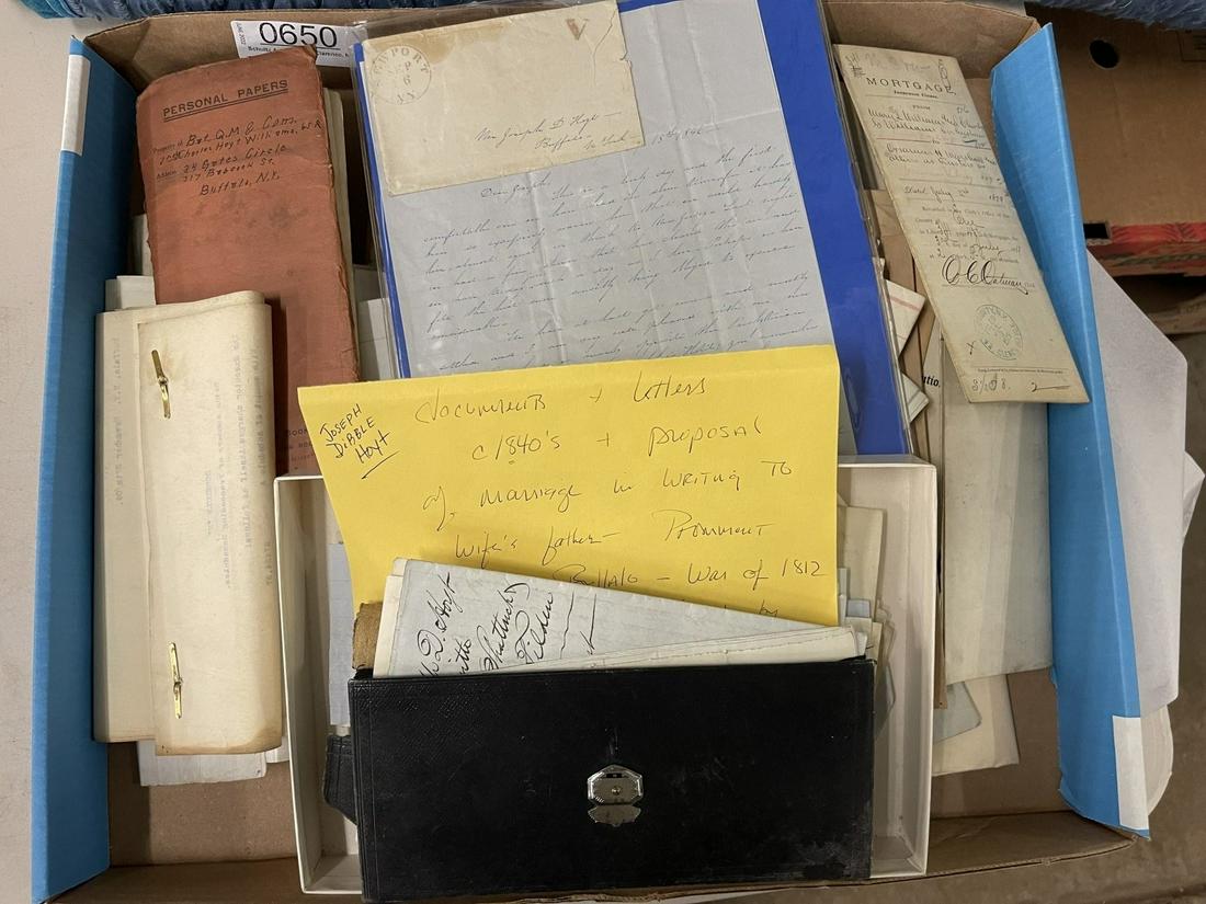 Large Group of Ephemera incl. Mortgages, etc (1 of 9)