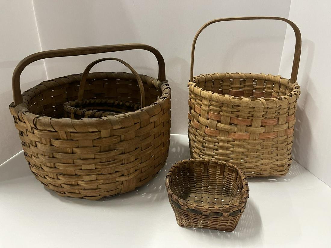 Group of 4 Antique Baskets (1 of 5)