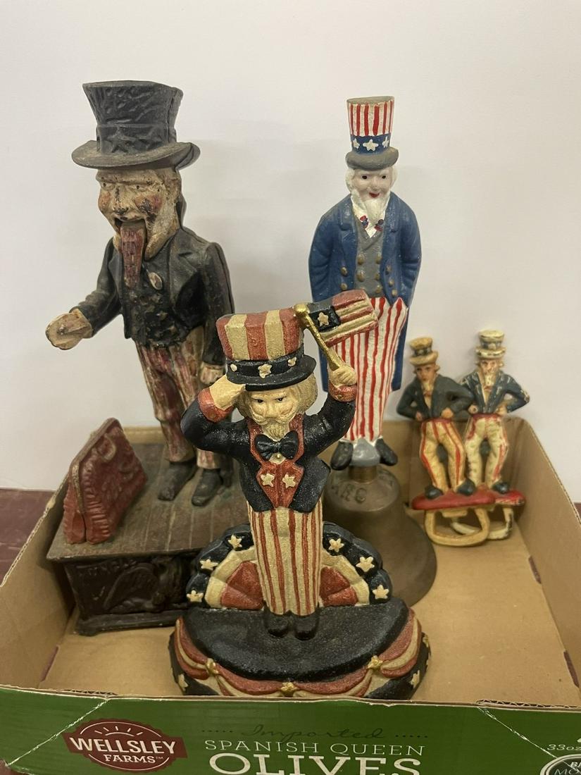 Uncle Sam Bank, Bottle Openers, Bell, Doorstop (1 of 7)