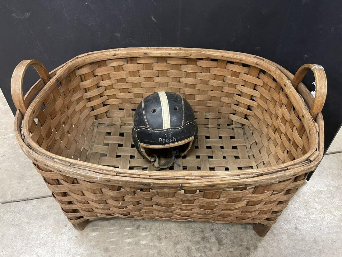 Large Handled Basket and Small Football Helmet (1 of 7)