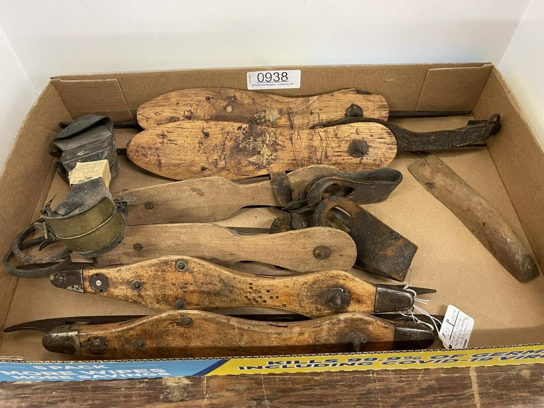 Very Early Ice Skates incl. 1 made in Boston Mass (1 of 6)