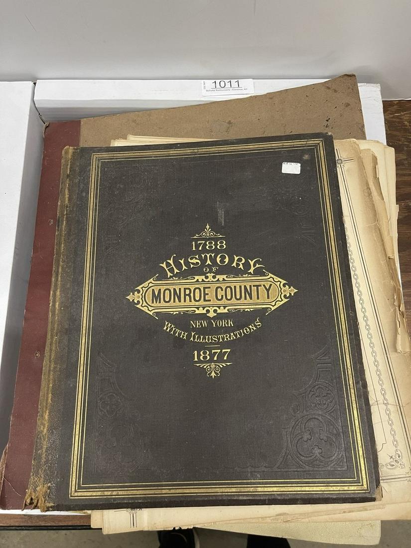 1877 Monroe County Book w/ Pictures, Etc (1 of 8)