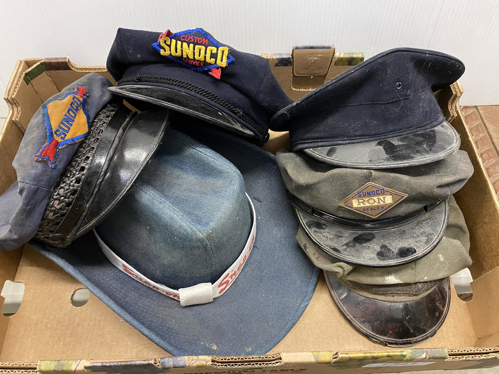 Gas Station Attendant Hats, Snap-On Cowboy Hat: Gas Station Attendant Hats, Snap-On Cowboy Hat -