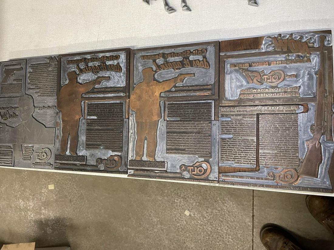 4 Colt Firearms Printing Blocks: 4 Colt Firearms Printing Blocks -