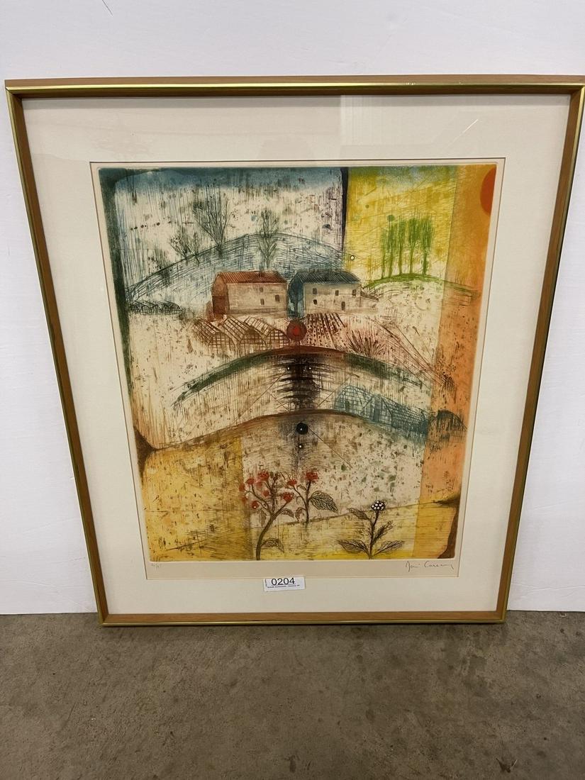 Rene Carcan Etching 86/195 (1 of 6)