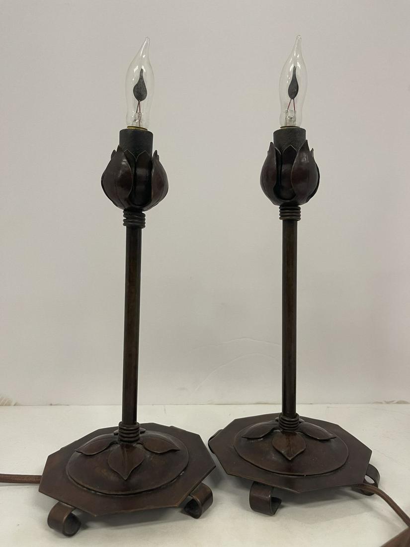 Roycroft Rare Form Candle Pair (1 of 10)