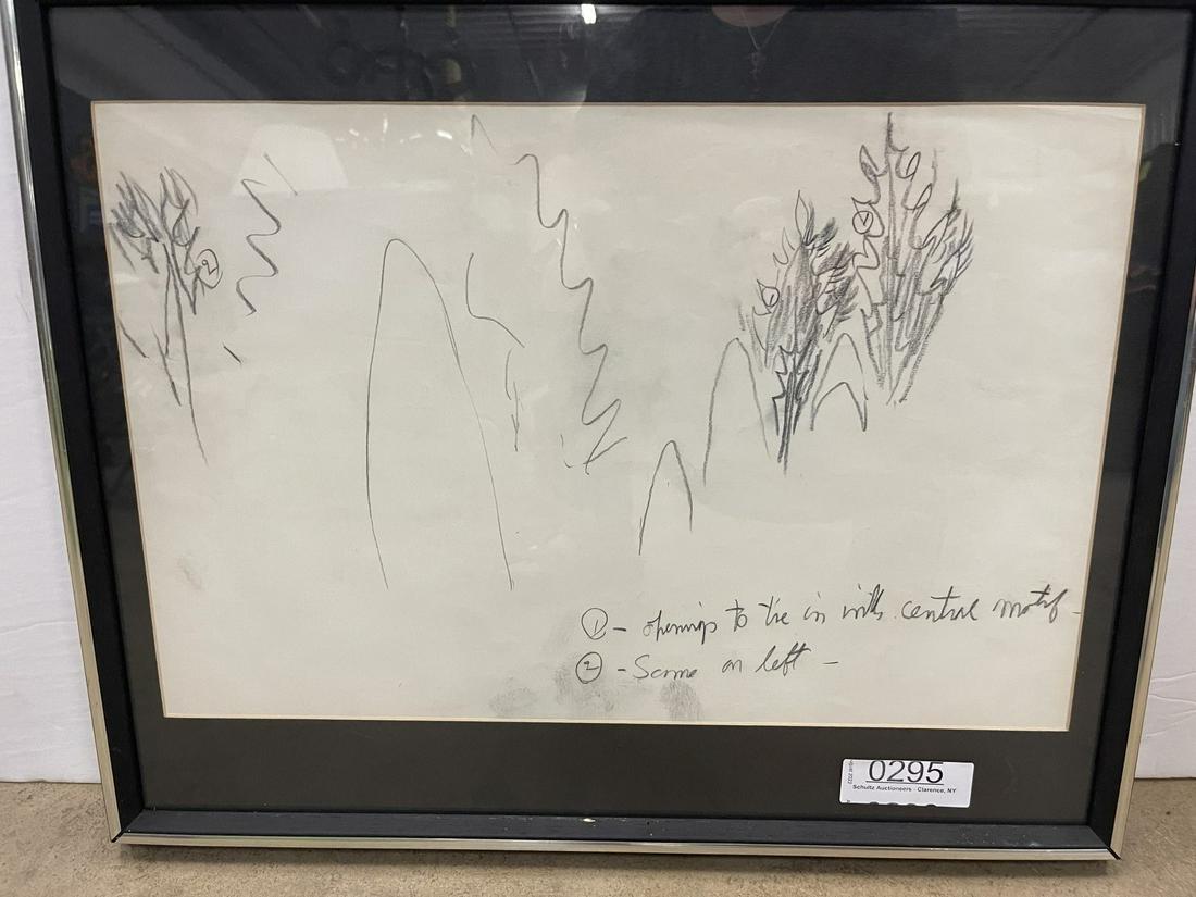 Charles Burchfield Pencil Drawing (1 of 5)
