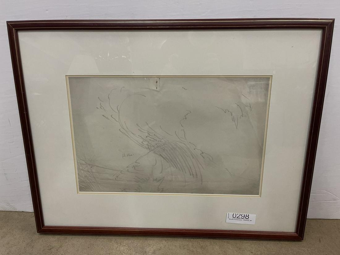 Charles Burchfield Pencil Drawing (1 of 7)