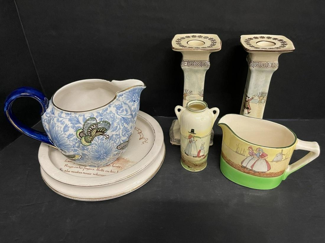 Royal Doulton Lot incl. Candlesticks, etc (1 of 17)