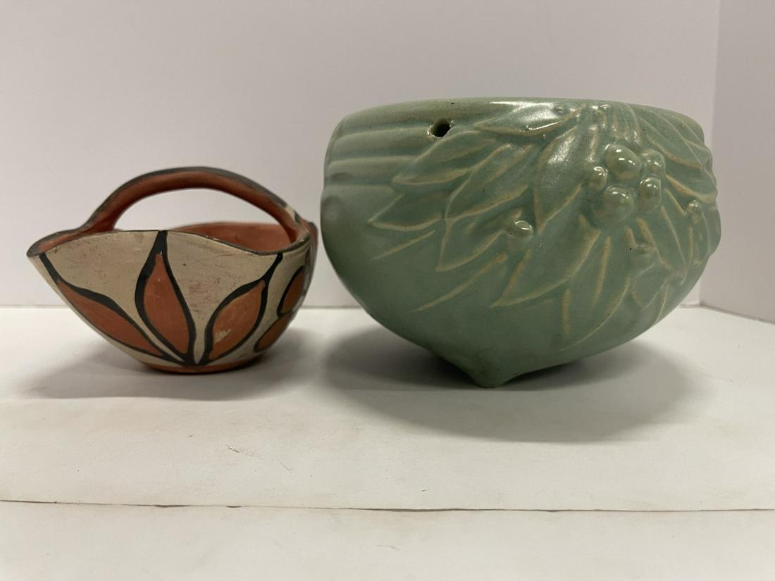 2pcs Pottery incl. 1 Possibly Native American (1 of 9)