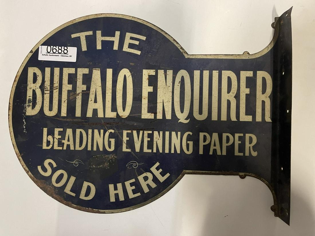 Buffalo Currier Double Sided Flange Sign (1 of 7)