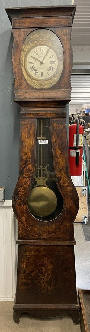 Early Paint Decorated Country French Clock (1 of 7)