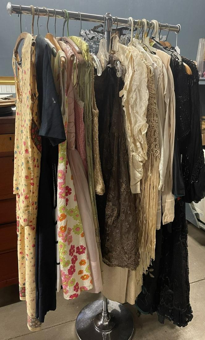 Vintage Clothing Lot incl. Beaded Dresses, etc (1 of 9)
