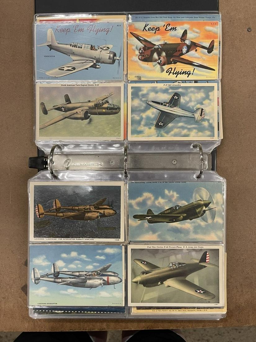 Postcard Album incl. Airplanes, Airports, etc (1 of 5)
