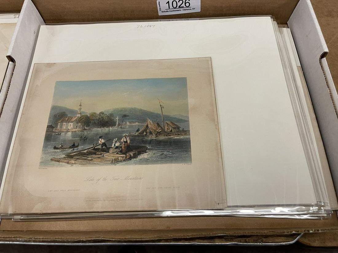 Lot of Early Colored Prints, Mostly 19th C (1 of 9)