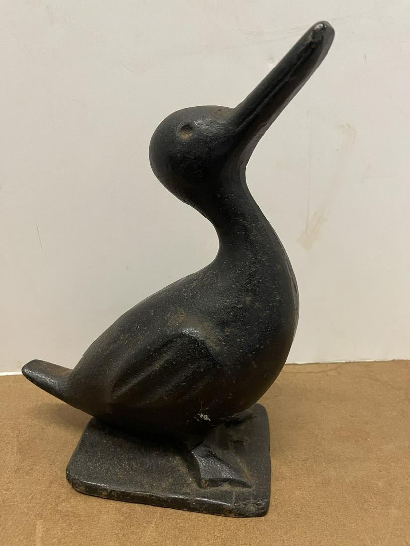 Cast Iron Duck Door Stop: Cast Iron Duck Door Stop, very heavy -