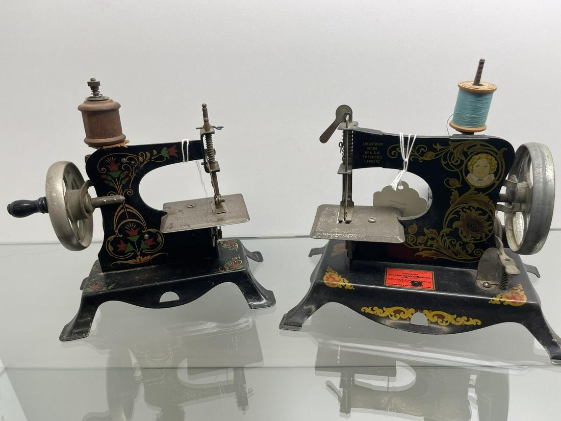 2 Sewing Machines, Germany and Lindstrom: 2 Sewing Machines, Germany and Lindstrom "Little Miss" -