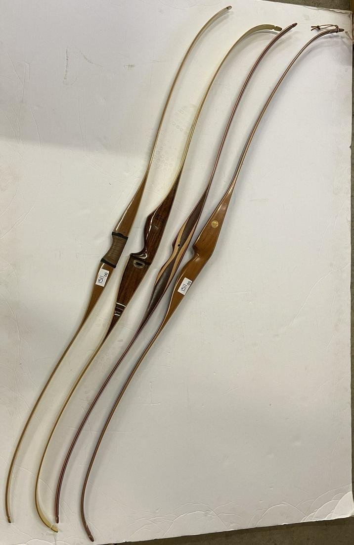 4 Archery Bows incl. Bear, Ben Pearson: 4 Archery Bows incl. Bear, Ben Pearson Pony, etc -