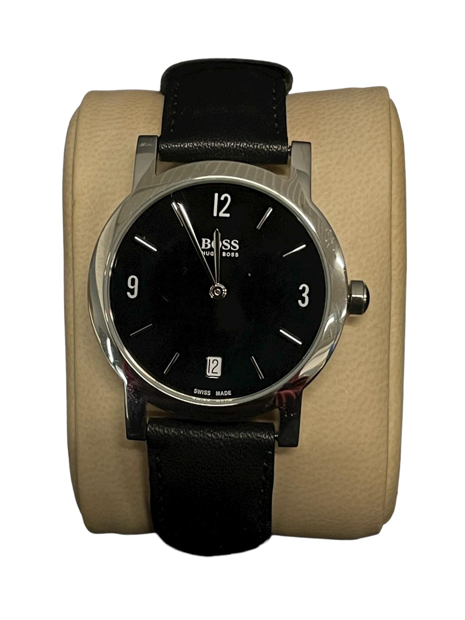Hugo Boss Wristwatch Black Leather Band (1 of 5)