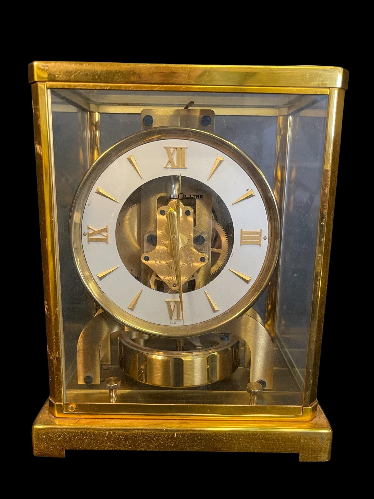 LeCoultre Atmos Clock #73086: LeCoultre Atmos Clock #73086 - Approx. 7" x 5.25" x 8.75"