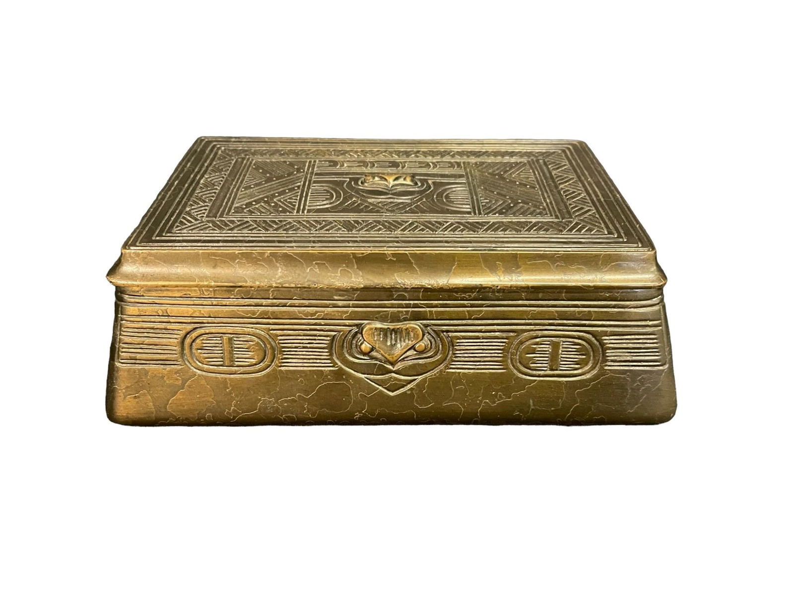 Tiffany Studios Bronze Box #1196 (1 of 11)