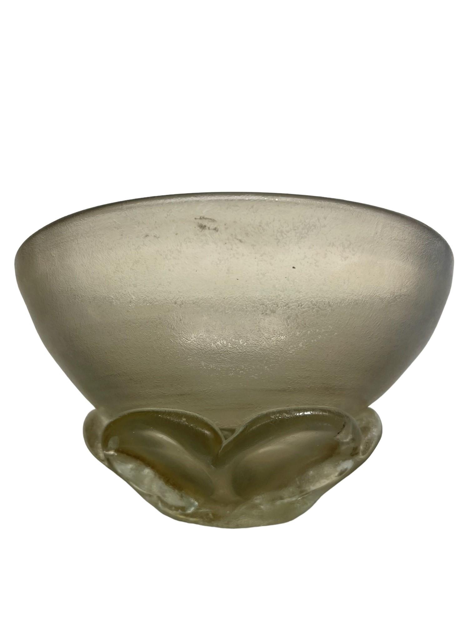 Carlo Scarpa Acid Etched Venini Bowl (1 of 4)