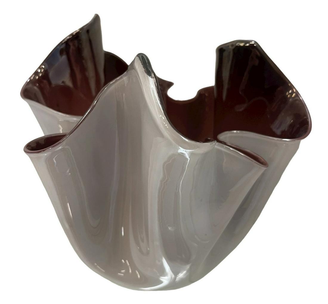 Fulvio Bianconi Fazzoletto Signed Venini (1 of 5)