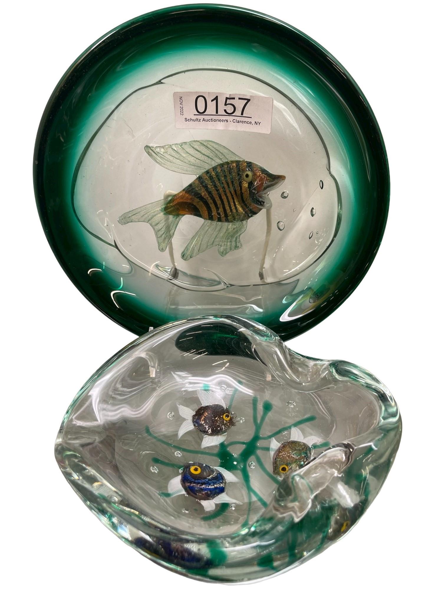 Barbini Murano Art Glass w/ Fish (1 of 5)