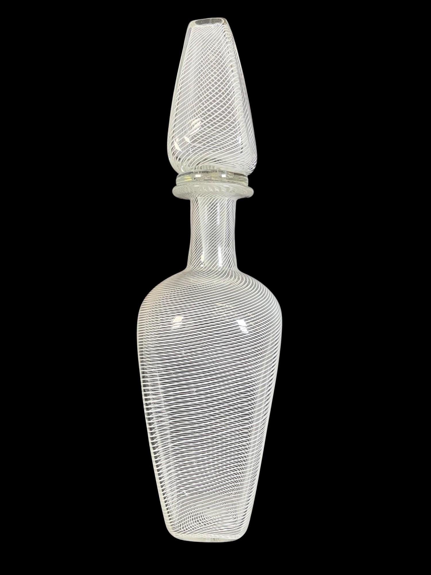 Venini Art Glass Decanter  with Stopper (1 of 5)