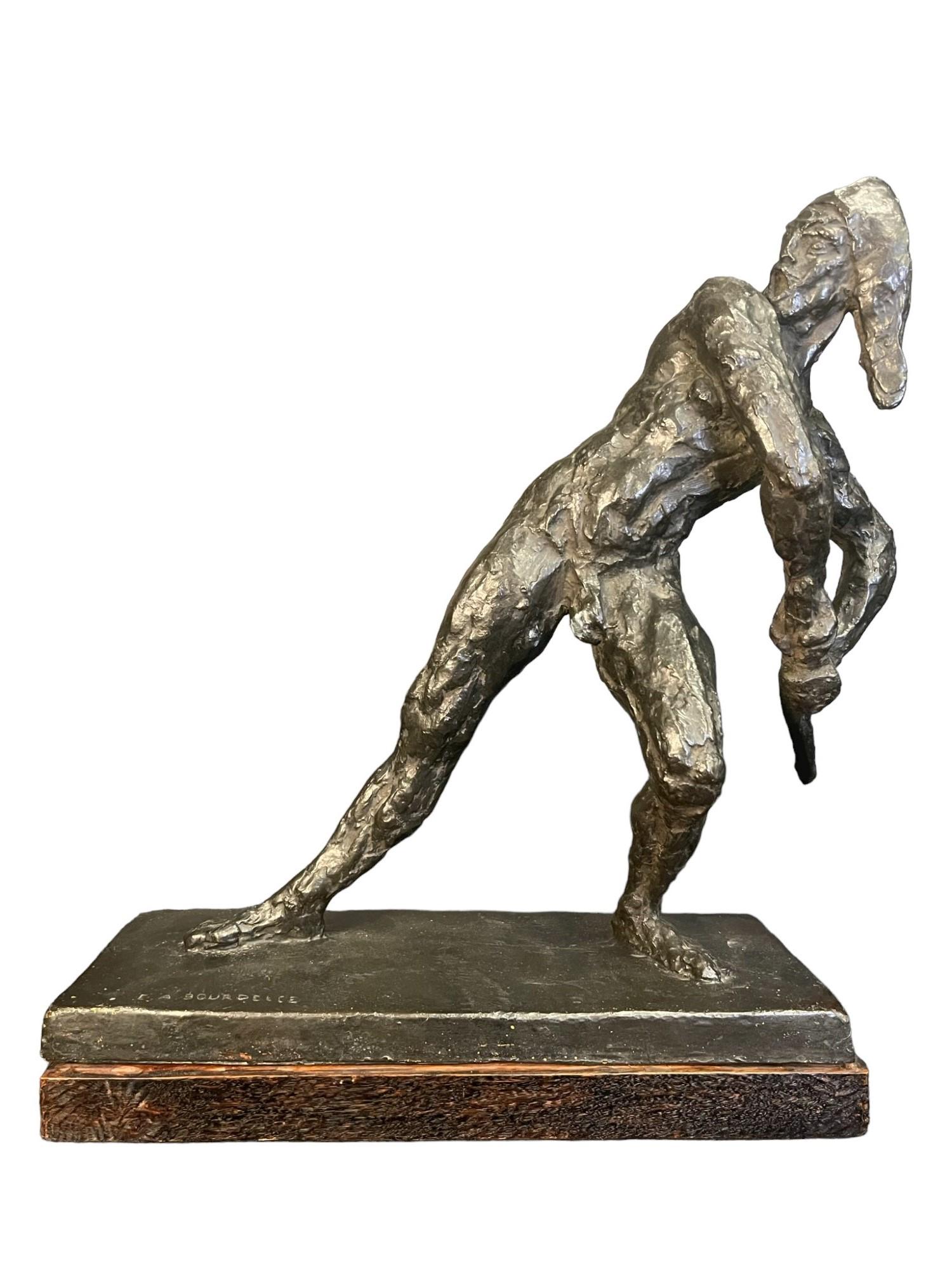 Emile Antoine Bourdelle Bronze Sculpture of Man (1 of 7)