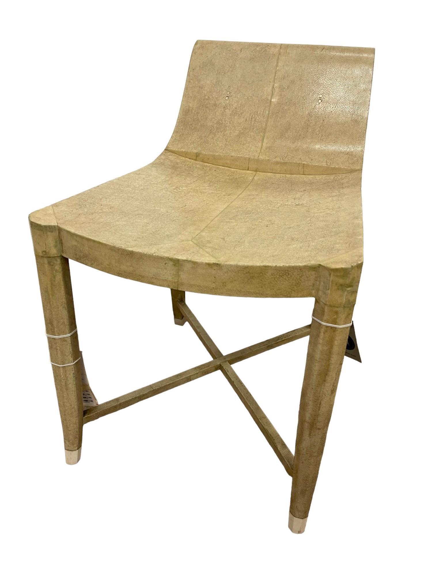 Jules Leleu Shagreen Clad Tabouret (1 of 5)