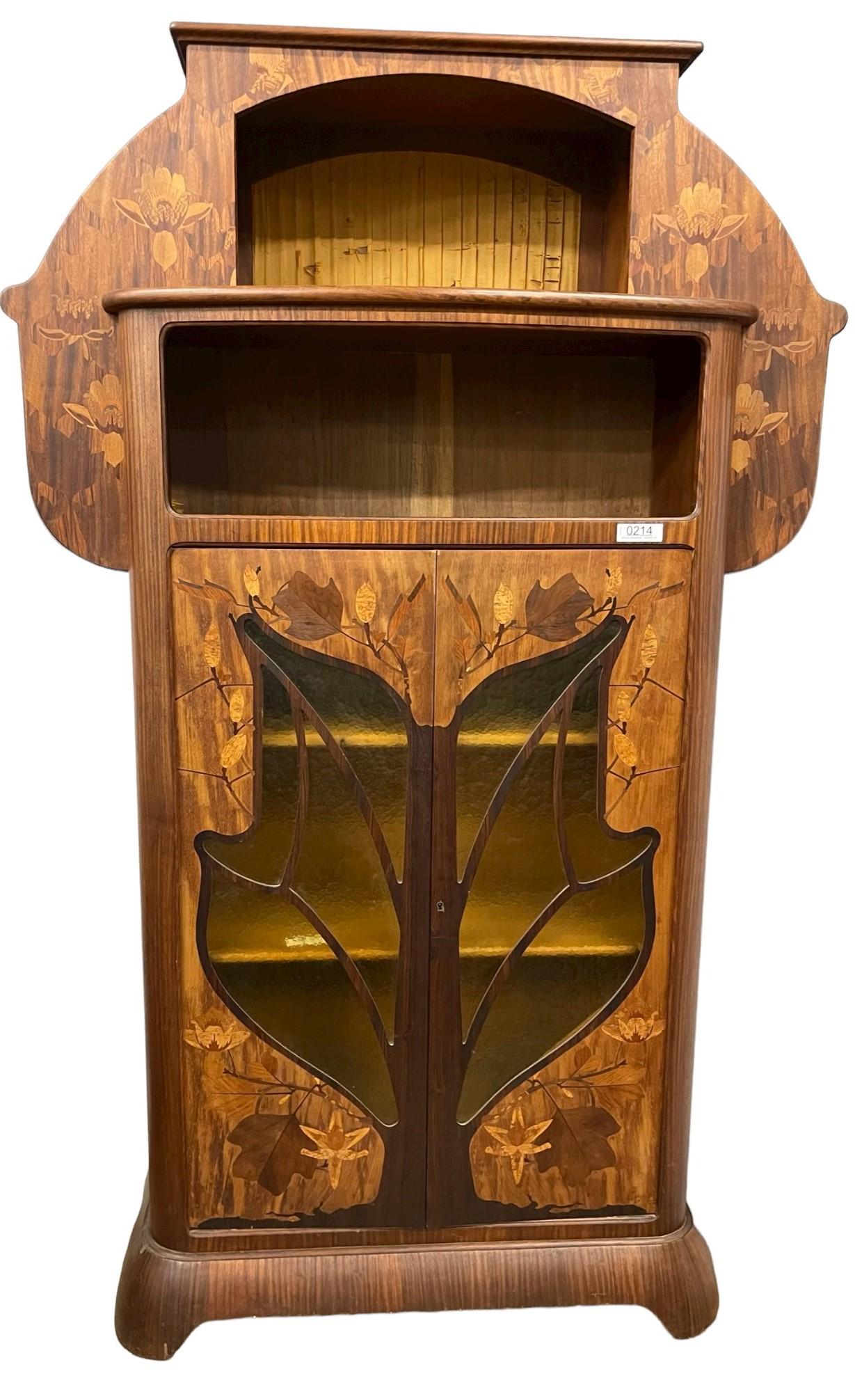 Art Nouveau Inlaid Cabinet (1 of 7)