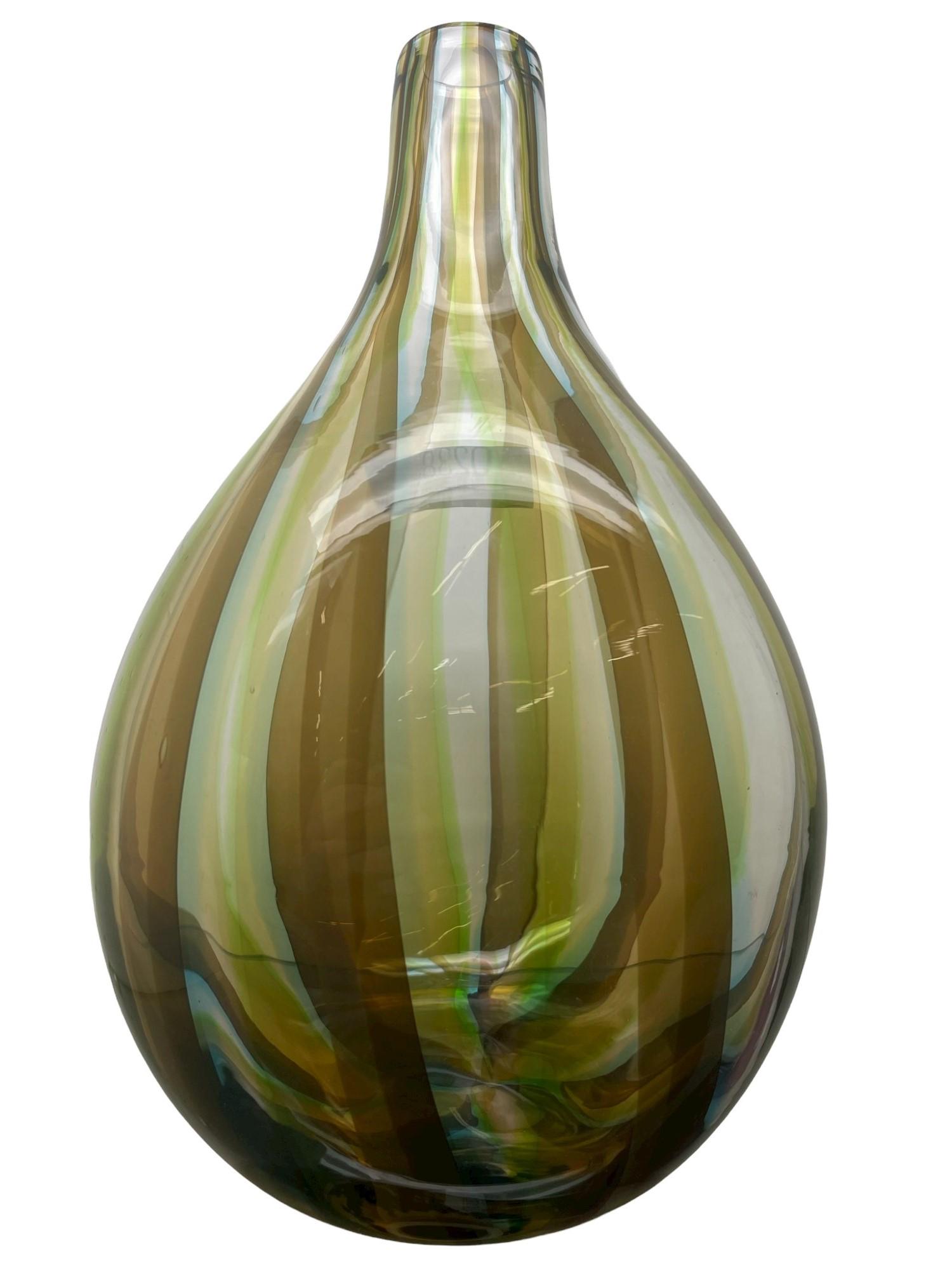 Ovoid Murano Glass Vase (1 of 4)