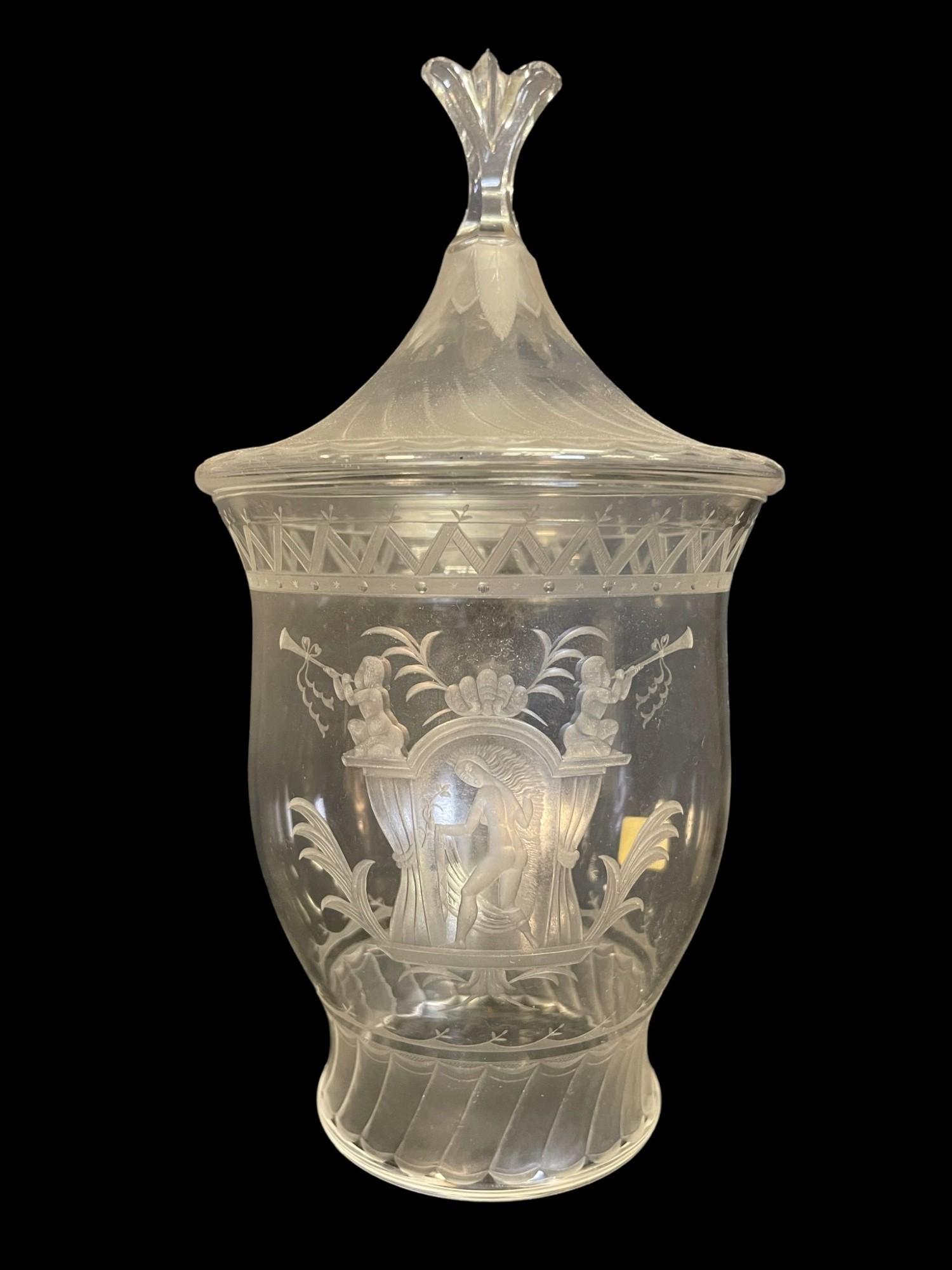 Simon Gate for Orreffors Covered Jar (1 of 6)