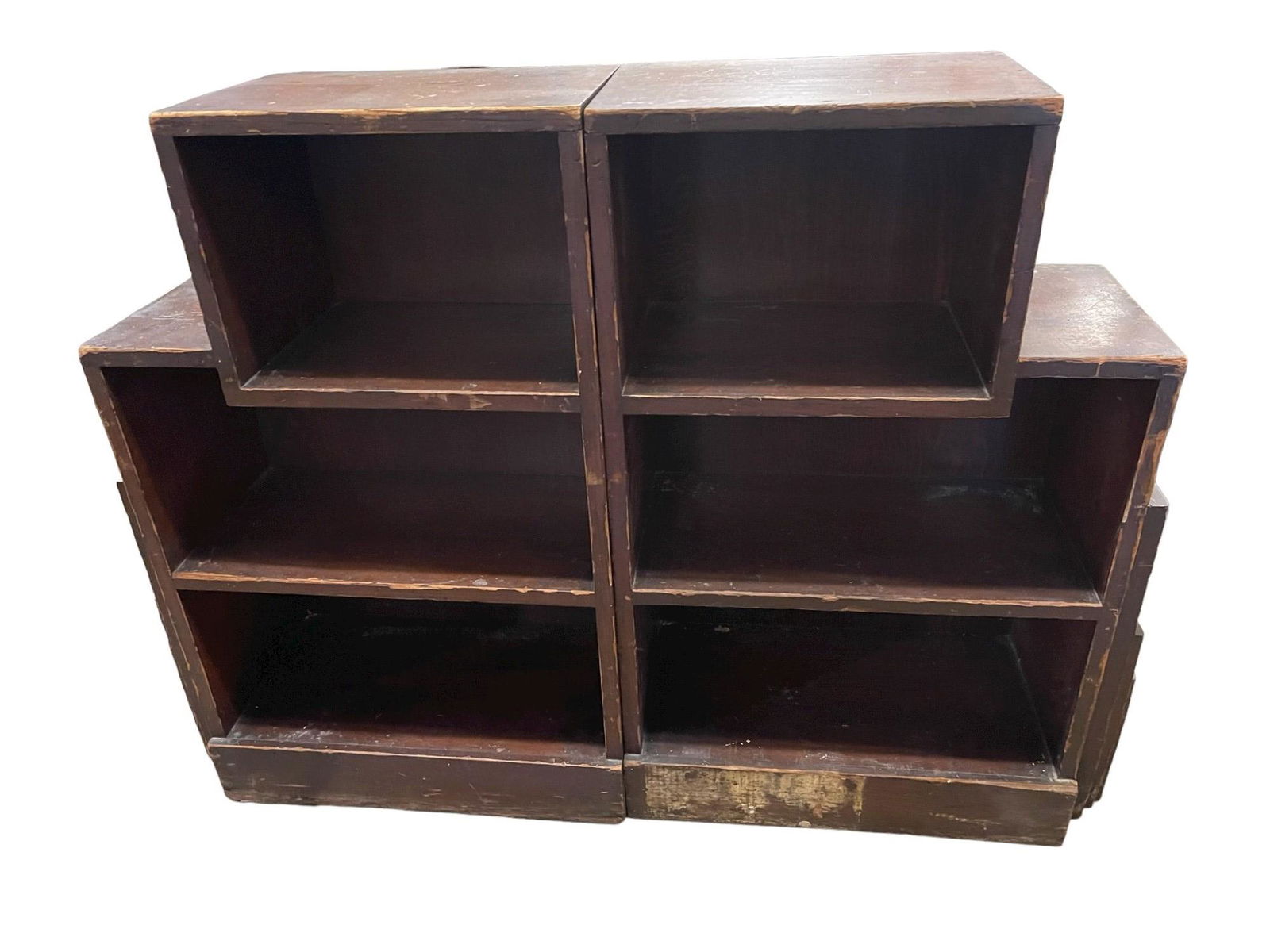 Two Paul Frankl Style Skyscraper Bookcases (1 of 4)