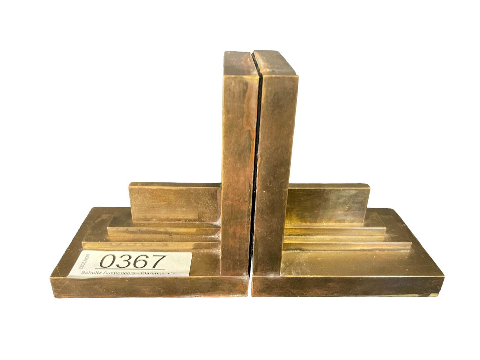 Pair Suprematism bookends Attrib. to K Malevich (1 of 5)