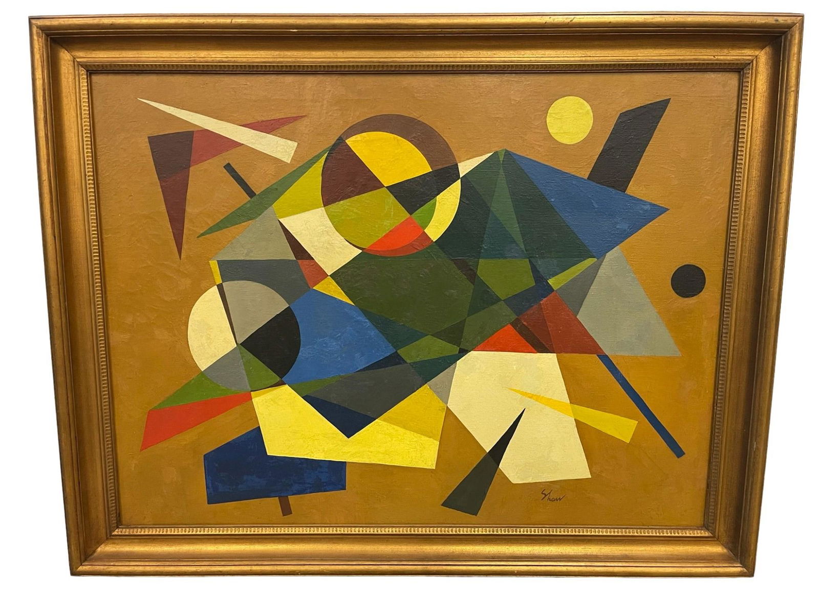 Oil on Canvas Painting Signed Shaw (1 of 5)